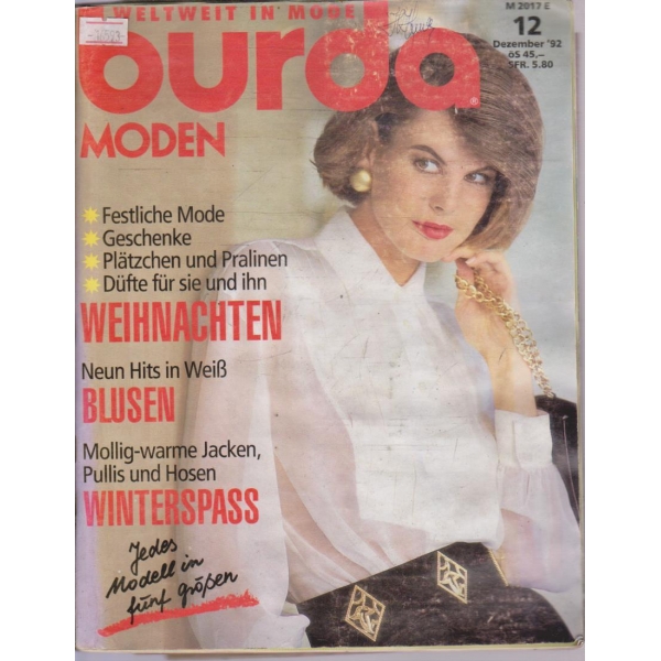 Burda moden 12/1992