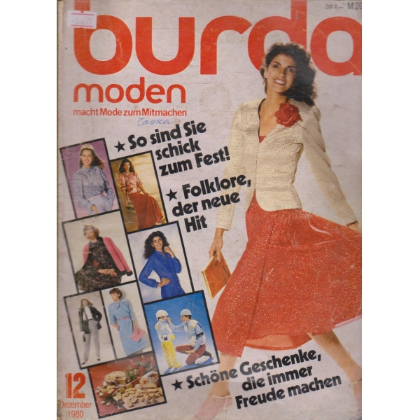 Burda moden 12/1980