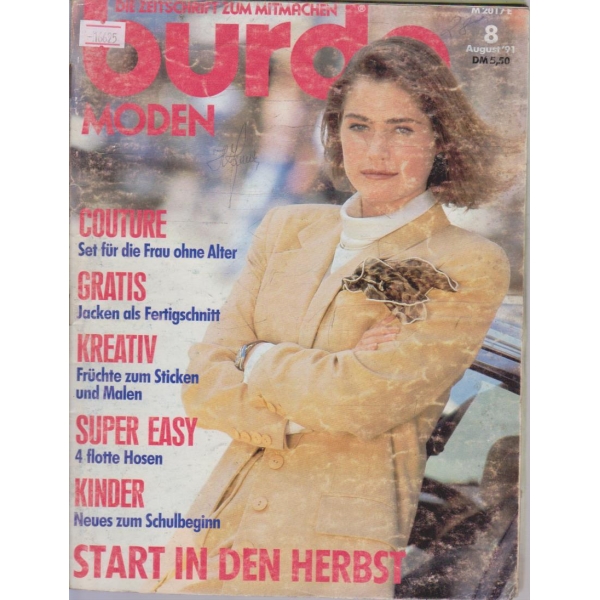 Burda moden 8/1991