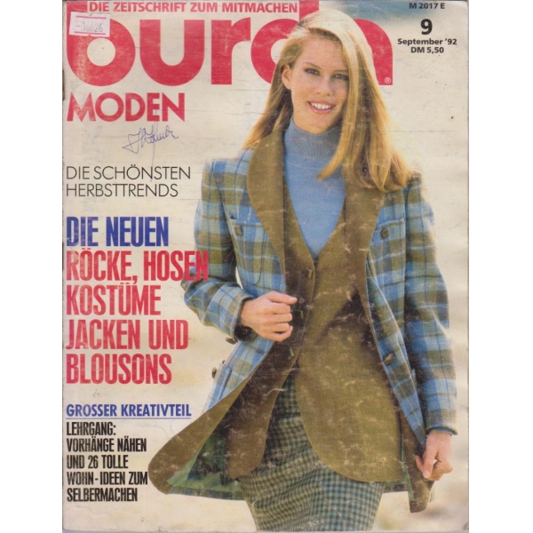 Burda moden 9/1992