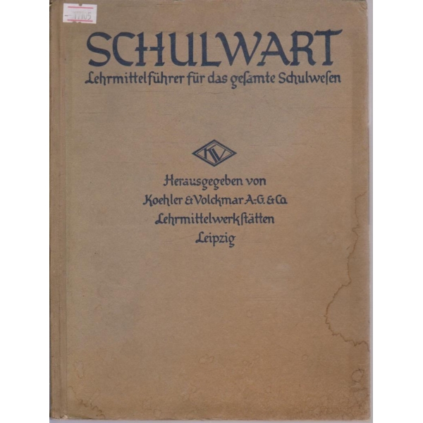 Schulwart Lehrmittelfuhrer fur das gefsmte Schulwefen