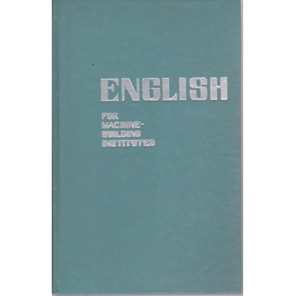 English for machine building institutes