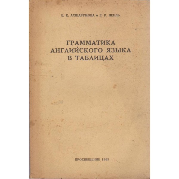 Граматика Английского язика в таблицах