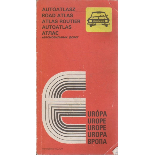 Road atlas Europe