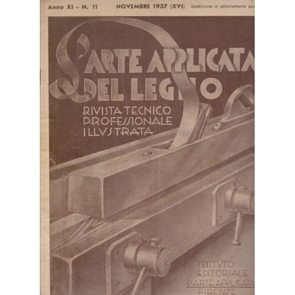 L'arte applicata del legno 11/1937