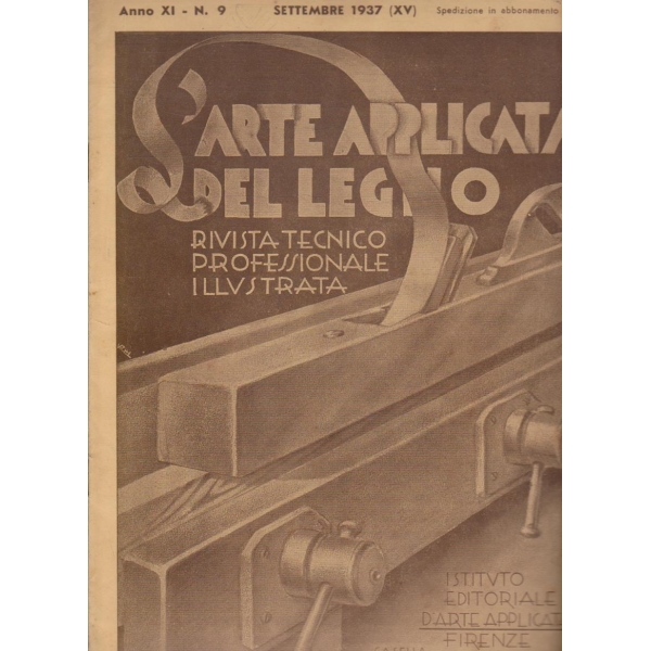 L'arte applicata del legno 9/1937