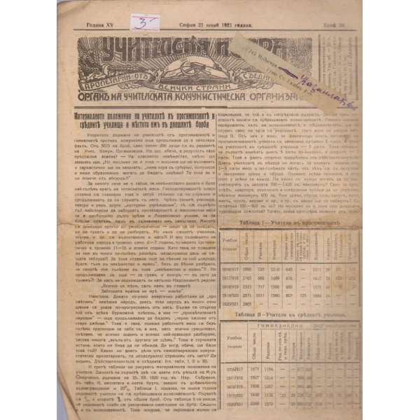 Учителска искра бр.39/1921 -15