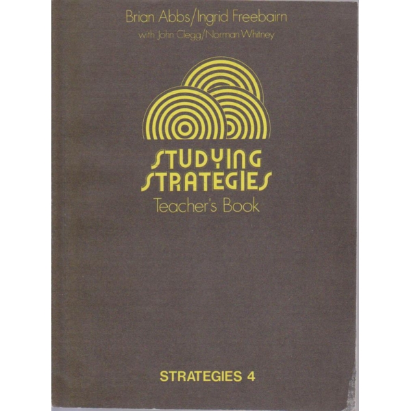 Studying strategies - Strategies 4 teacher's book
