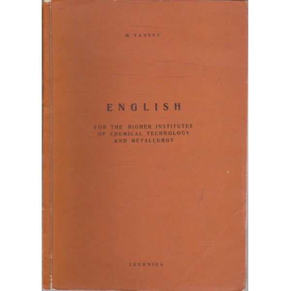 English for the higher institute of chemical technology and metallurgy