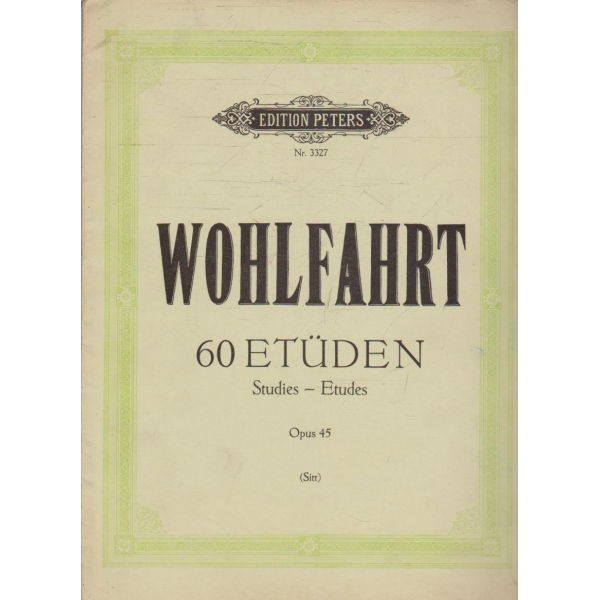 60 etuden studies-etudes Opus 45