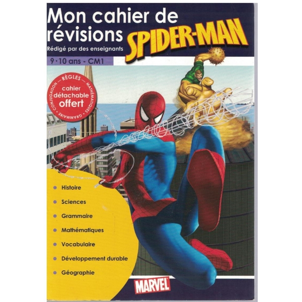 Spider-man 9-10 ans CM1