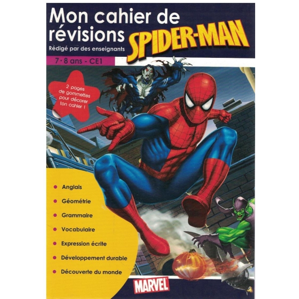 Spider-man 7-8 ans CE1