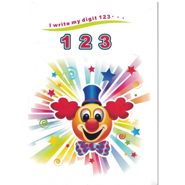 I write my digit 123 ...