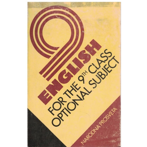 English for the 9th class - optional subject