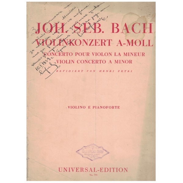 Violinkonzert a-moll