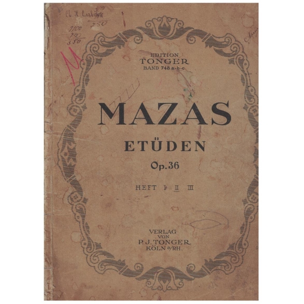 Etuden Op.36 heft I II III
