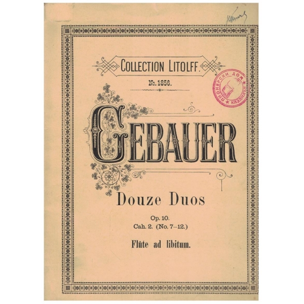 Douze duos Op.10