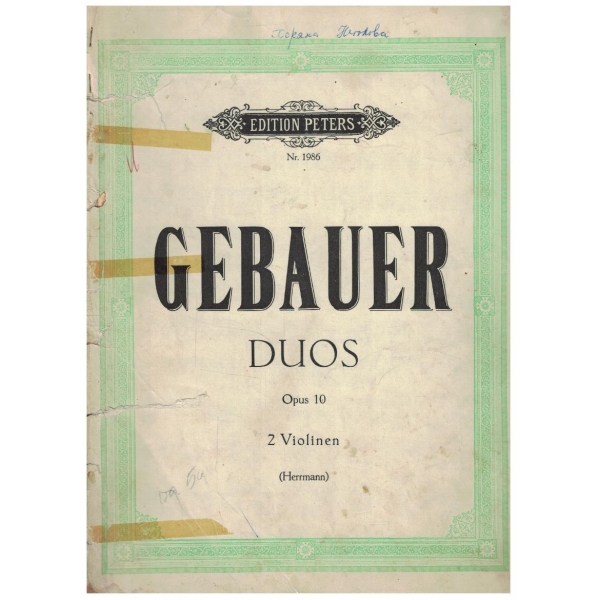 Duos Op.10 2 violinen