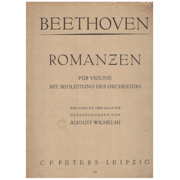 Romanzen fur violine mit begleitung des orchsters