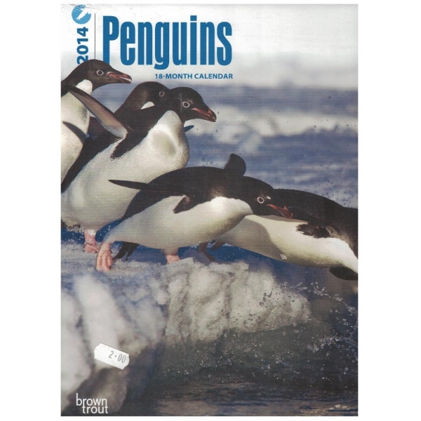 Penguins - 18 month calendar