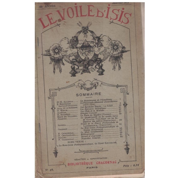Le Voile D'Isis №49/1914