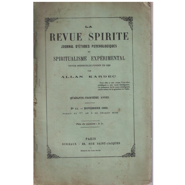 La revue spirite №11/1900