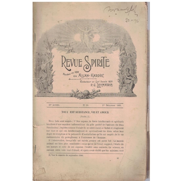 La revue spirite №12/1900
