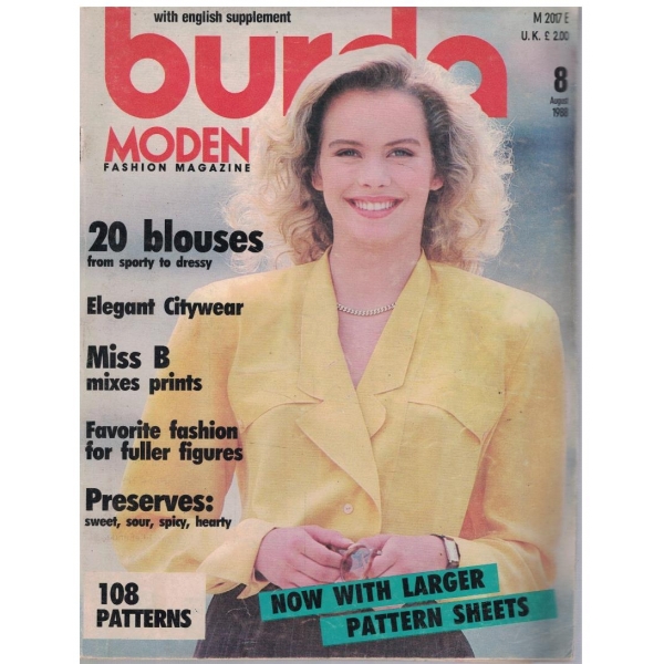 Burda moden 8/1988