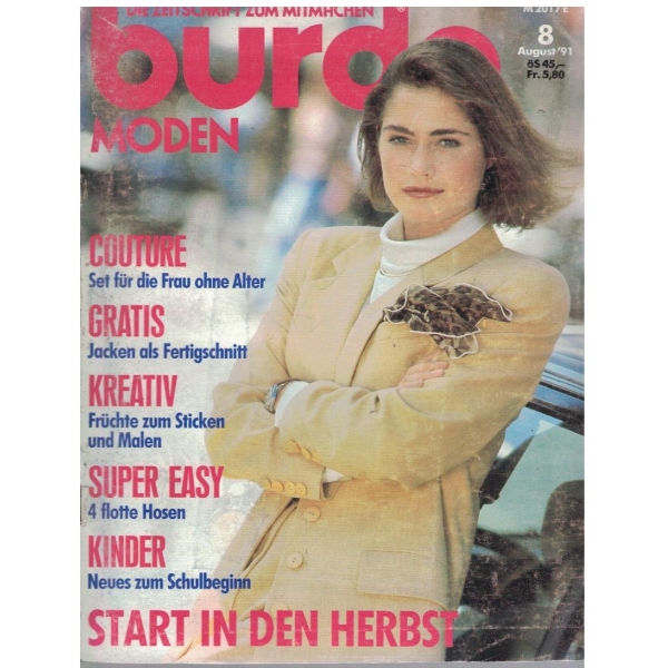 Burda moden 8/1991