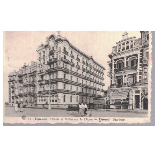 Ostende - Hotels et Villas sur la Digue