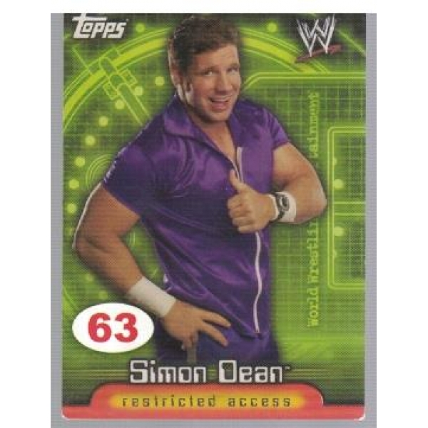 Wrestle Mania №63 Simon Dean