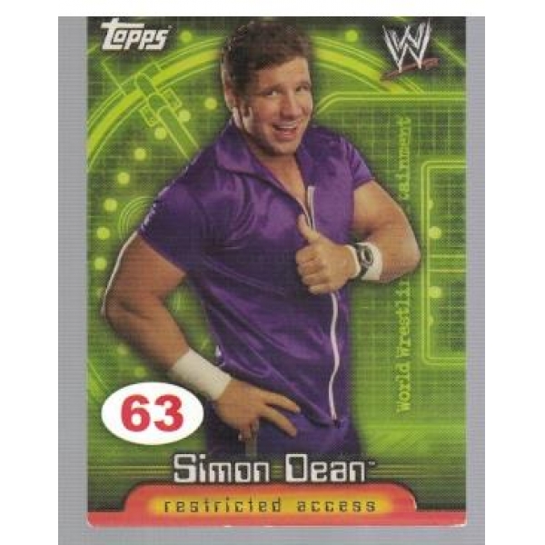 Wrestle Mania №63 Simon Dean