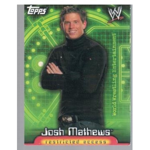 Wrestle Mania Josh Mathews
