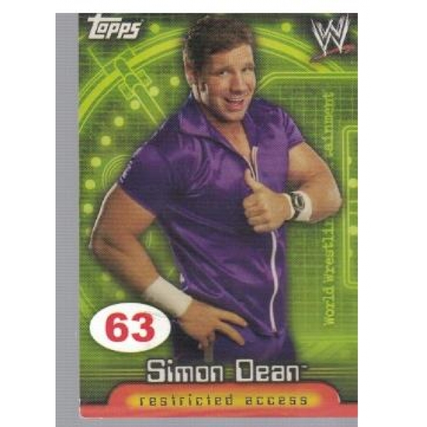 Wrestle Mania №63 Simon Dean