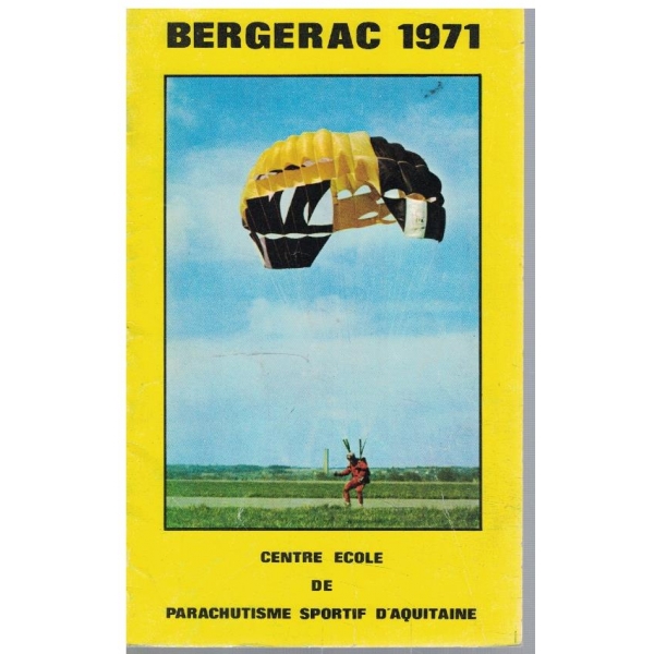 Bergerac 1971 - centre ecole de parachutisme sportif d'aquitaine
