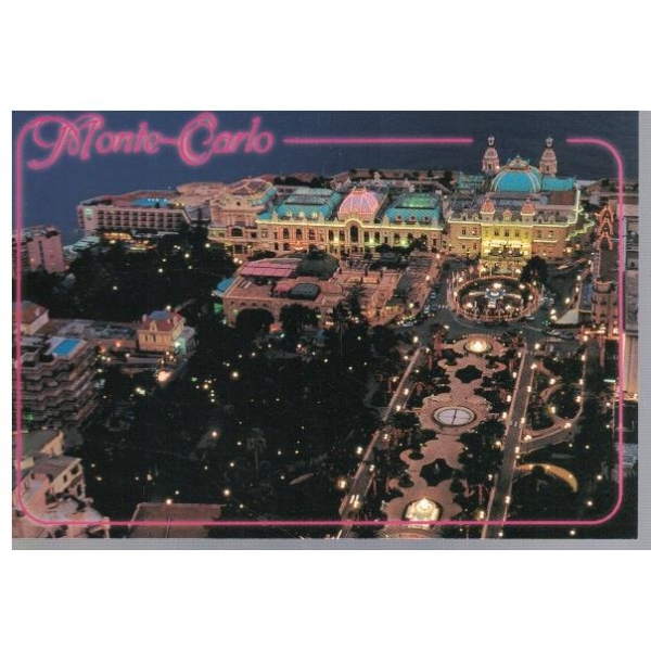 Monte-Carlo  - Le Jardins du Casino et la Place