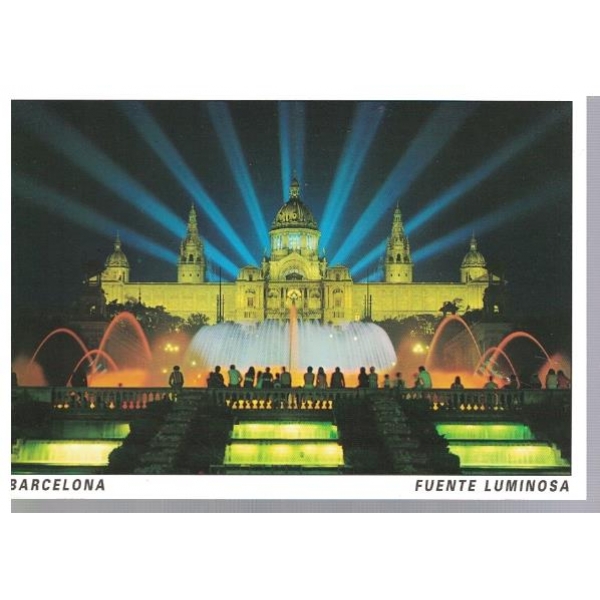 Barcelona - fuente luminosa