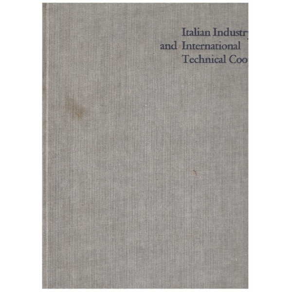 Italian industry and international technical cooperation