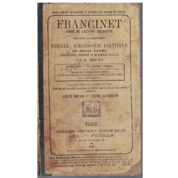 Francinet - morale, déconomie, politiwue