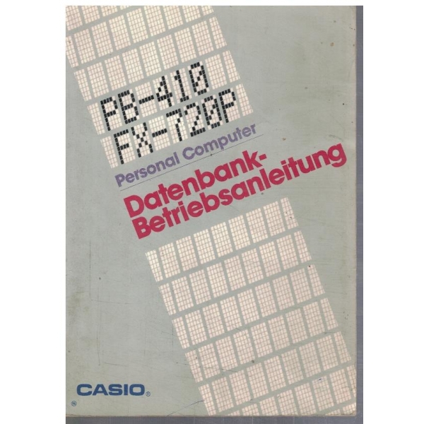 Datenbank - betriebsanleitung
