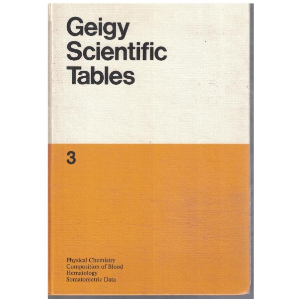 Geigy scientific tables - vol.3