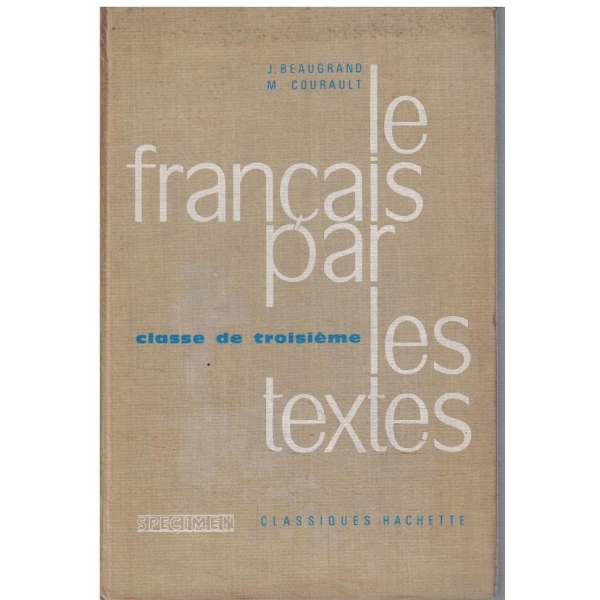 Le francais par les textes
