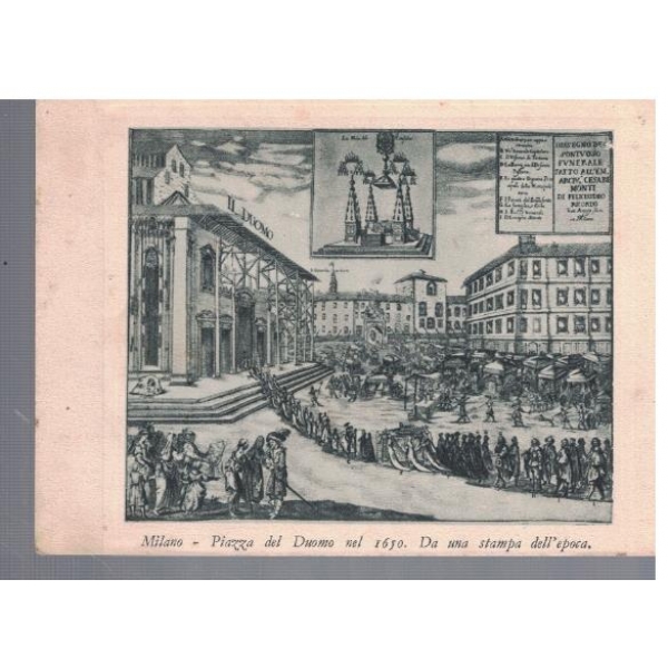 Milano - Piazza del Duomo nel 1650