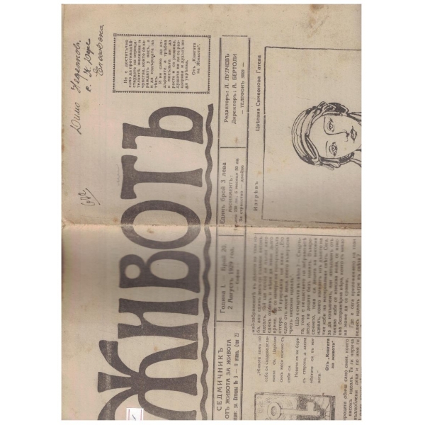 Животъ 20/1929
