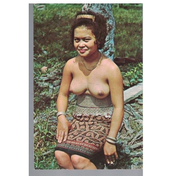 Very young beautiful Dayak girl